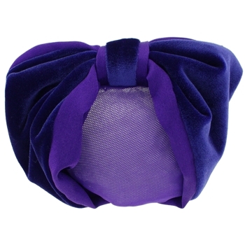 Karen Marie - Snood Collection - Velvet & Satin - Royal Purple