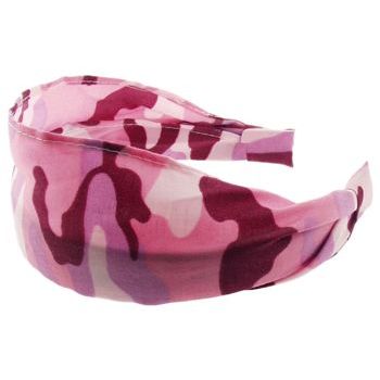 Karen Marie - Camoflauge Scarf Headband - Pink (1)