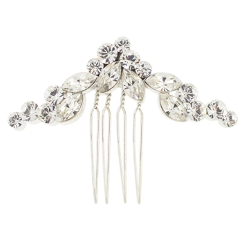 Karen Marie - Bridal Collection - String of Crystals Side Comb (1)