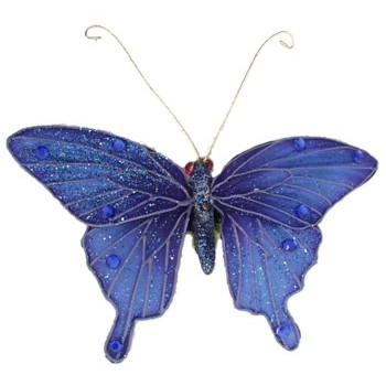 Karin's Garden - Butterfly - Salon Hair Clip - Blue (1)
