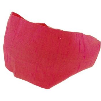 L. Erickson USA - 3inch Scarf Headband - 100% Dupioni Silk Iridescent Pink
