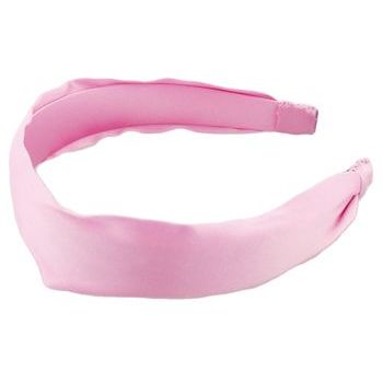 L. Erickson USA - 1 1/2inch Scarf Headband - 100% Silk Charmeuse - Baby Pink