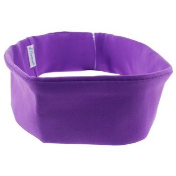 L. Erickson USA - Narrow French Lycra Bandeau Headband - Purple (1)