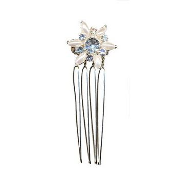 Betty Wales - Pearl & Crystal Star Hairpin