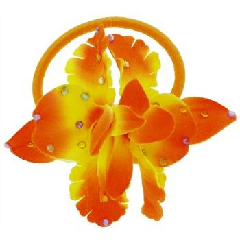 L. Erickson - Crystal Flower Pony - Orange/Yellow
