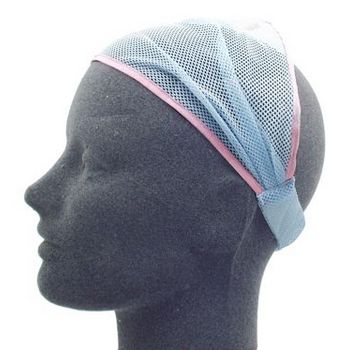 HB HairJewels - Lucy Collection - Net Soft Headband - Blue (1)