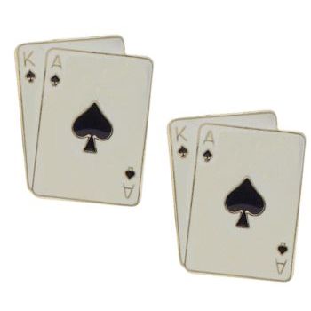 Michael Thornton - Cuff Links - Black Jack