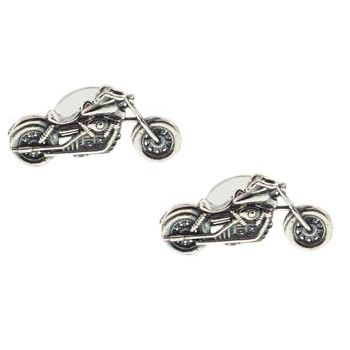 Michael Thornton - Sterling Silver Cuff Links - Motorcycle