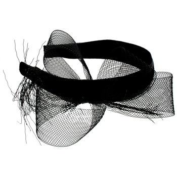 Nicole & Co. - Mohair Bow Headband - Black (1)