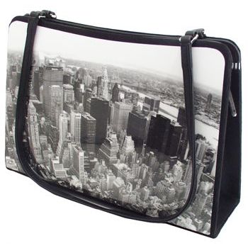 Karen Marie - Boutique Bags - New York Skyline 8inch Acrylic Tote (1)