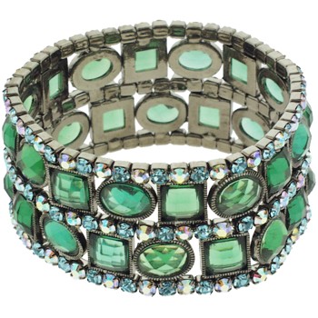 Medusa's Heirlooms - Art Deco Bracelet - Blue/Green