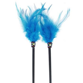 HB HairJewels - Feathered Hairsticks - Turquoise - Set of 2