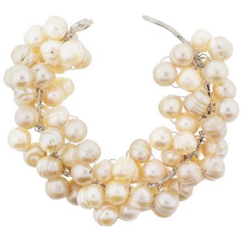 Nakamol Design - Pearl Cluster Cuff - Ivory