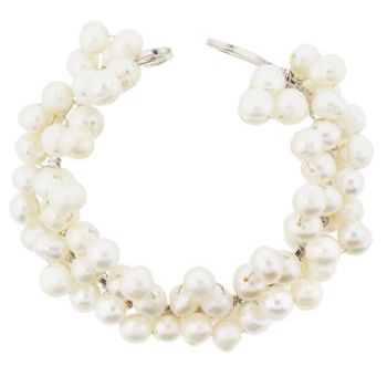 Nakamol Design - Pearl Cluster Cuff - White