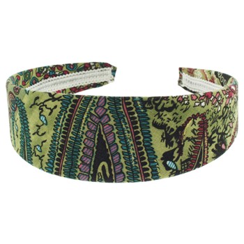 SOHO BEAT - Travelling Gypsy - Boho Headband - Jungle Green and Tribal Purple