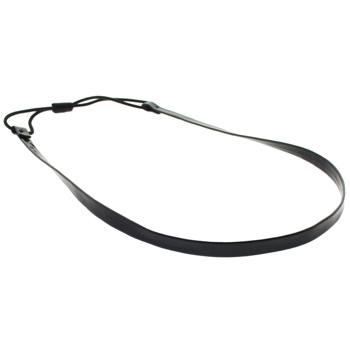 Santi - Skinny Patent Leather Headband - Black (1)