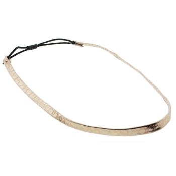 Santi - Skinny Patent Leather Headband - Copper Snake (1)