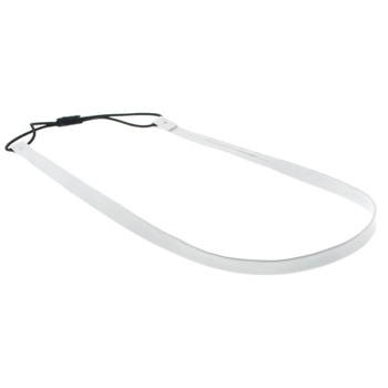 Santi - Skinny Patent Leather Headband - White (1)