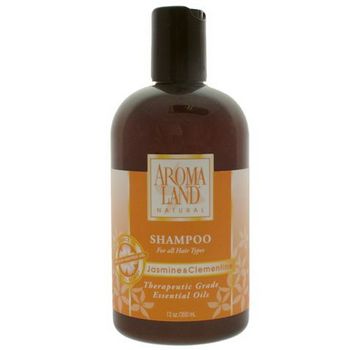 AROMALAND - Shampoo for All Hair Types  - Jasmine & Clementine 12 oz (350ml)