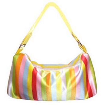 Amici Accessories - Sherbert Dream  - Silk Rainbow Handbag