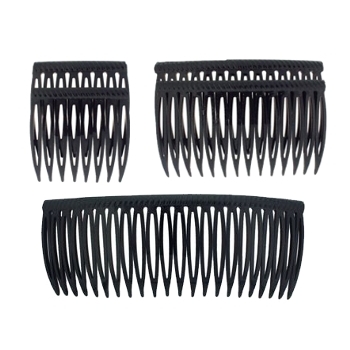 Good Hair Days - Grip-Tuth Sidecombs Set of 3 Sizes - Black