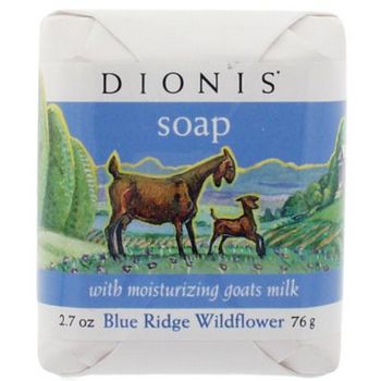 Dionis - Soap w/Moisturizing Goats Milk - Blue Ridge Wildflower 2.7 oz