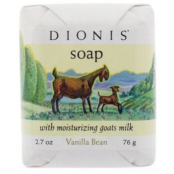 Dionis - Soap w/Moisturizing Goats Milk - Vanilla Bean 2.7 oz