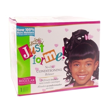 Soft & Beautiful - Just For Me - No-Lye Conditioning Relaxer Kit - Children's Regular (1 Application)