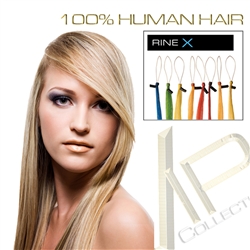 Unique VIP Collection - Rinex - Remy Human Hair Extensions - Full Set (10 Sheets) - Off Black (Color: 1B)