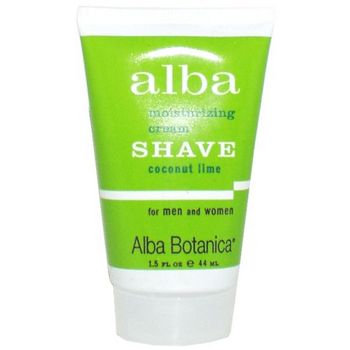 Alba Botanica - Moisturizing Cream Shave - Coconut Lime - 1.5 oz Travel Size