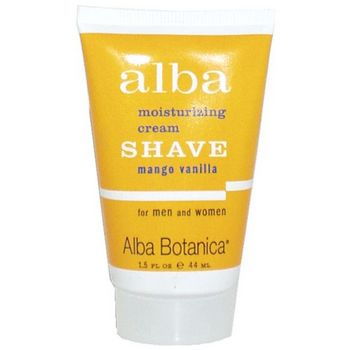 Alba Botanica - Moisturizing Cream Shave - Mango Vanilla - 1.5 oz Travel Size