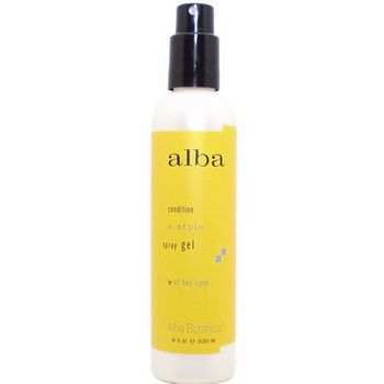 Alba Botanica - Condition & Style Spray Gel - 8 oz