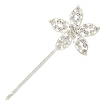 Betty Wales - Crystal Stargazer Flower Bobby Pin (1)