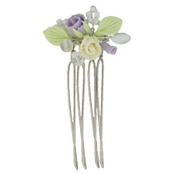 Betty Wales - Multi-Flower & Crystal Pin (1)