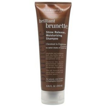John Frieda - Brilliant Brunette - Shine Release Moist Shampoo - Chestnut to Expresso - 8.45 oz