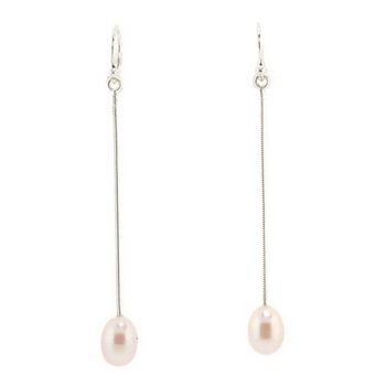 Chan Luu - Snake-Chain Cluster Drop Earrings - Pink - (Pair)