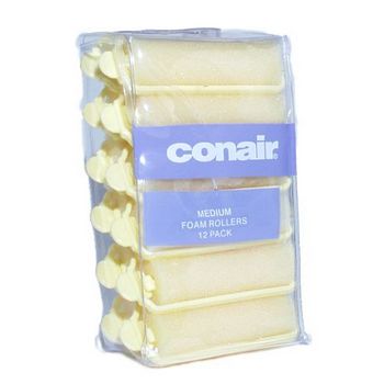 Conair - Soft Foam Rollers - Medium 3/4inch 12 Pack