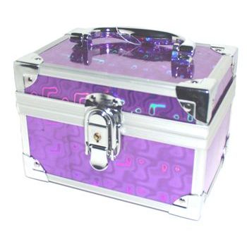 Conair - Cosmetic Case - Purple Hologram