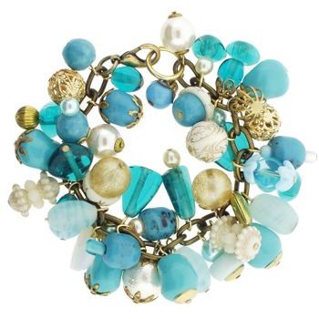 Dame Design - Small Charm - Turquoise & Aqua Blue Shades (1)