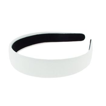 Eve Reid - Leather Suzanne 1inch Headband - White (1)