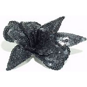 Eve Reid - Sequin Flower Pin - Hairpin/Pin (1) Black