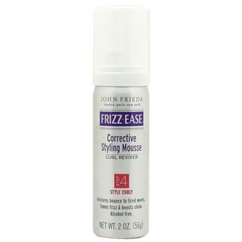 John Frieda - Frizz Ease - Corrective Styling Mousse - Curl Reviver w/ Sunscreen - 2.0 oz (56g)