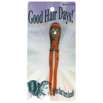 Good Hair Days - Pearl in Heart - Medium Chignon Pin