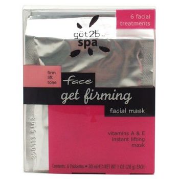 got2b - Spa Face - Get Firming Facial Mask - 6 Packets - 1 oz (28g) Each