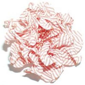 Jane Tran - A Multi-Layered Petal Flower Pin - Dreamsickle & White (1)