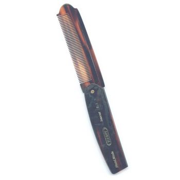 Kent - Folding Pocket Comb - 82T - 115mm/4.5inch - Fine