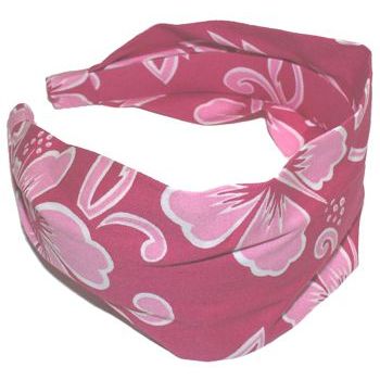 L. Erickson USA - Scarf Headband - Maui Flower Pink