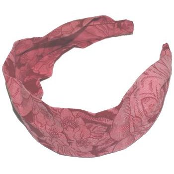 L. Erickson USA - 3inch Ribbon Scarf Headband - English Rose Red