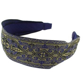 L. Erickson USA - Ribbon Headband - Iris Blue