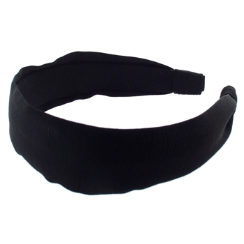 L. Erickson USA - 1 1/2" Grosgrain Scarf Headband - Black